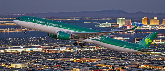 에어링구스(Aer Lingus), 라스베이거스행 새로운 시즌 서비스로 하늘을 밝히다
